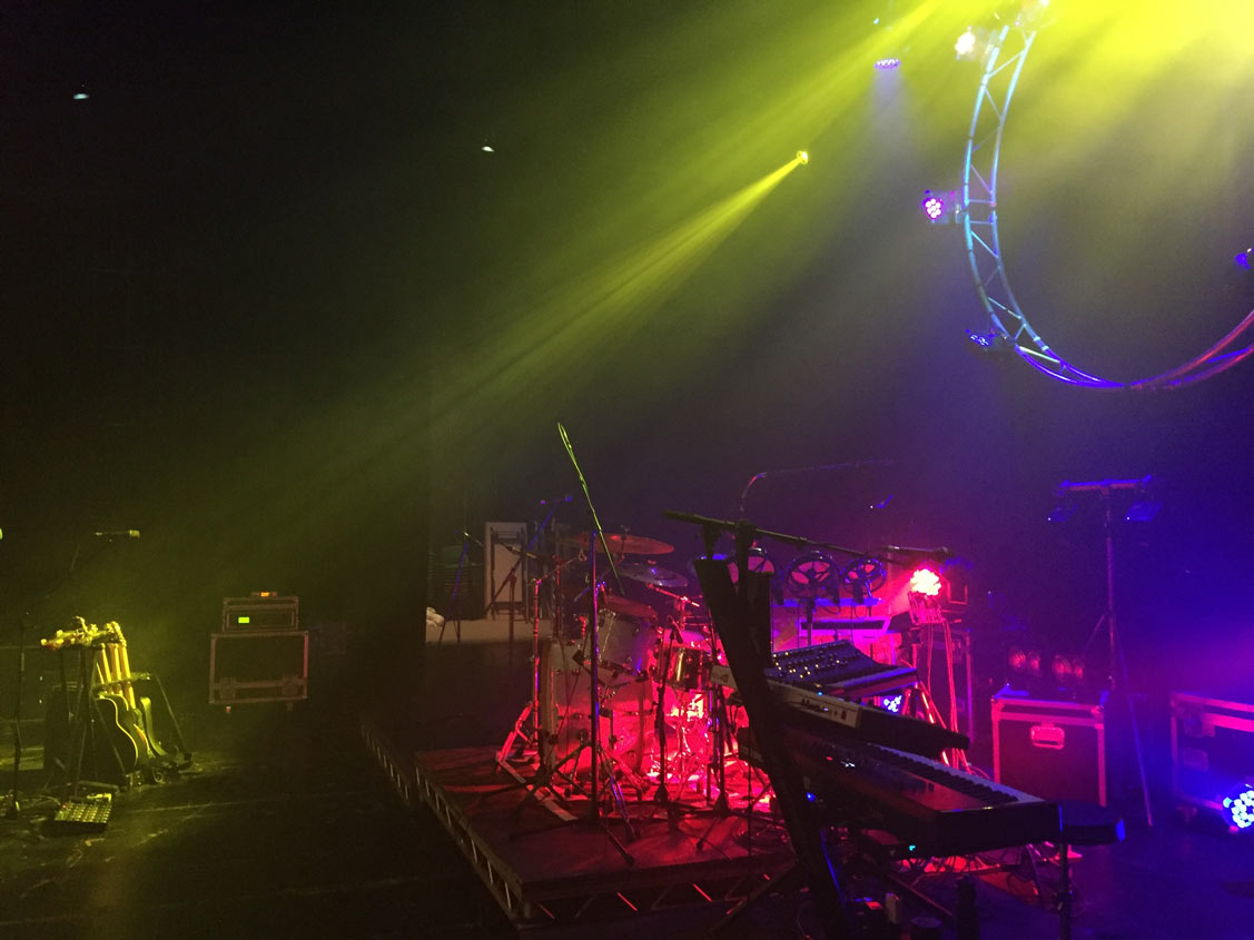 Stage set up
