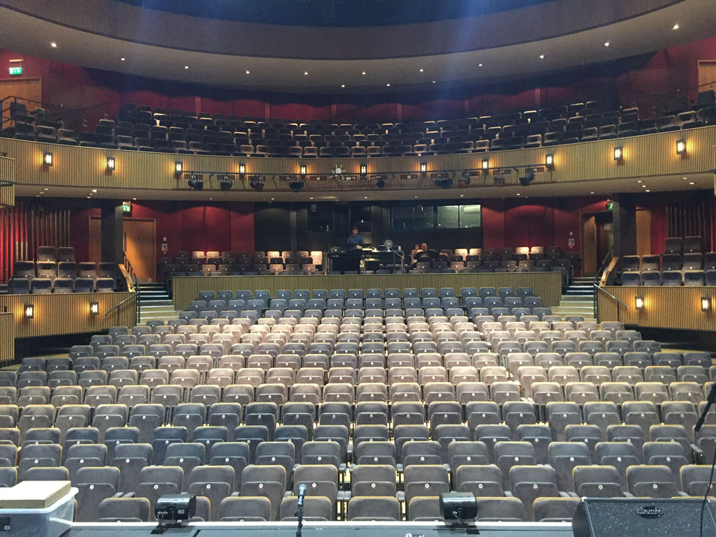 View of the theatre